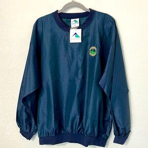 Vtg Augusta Golf Sportswear Blue green plaid Windbreaker Jacket L